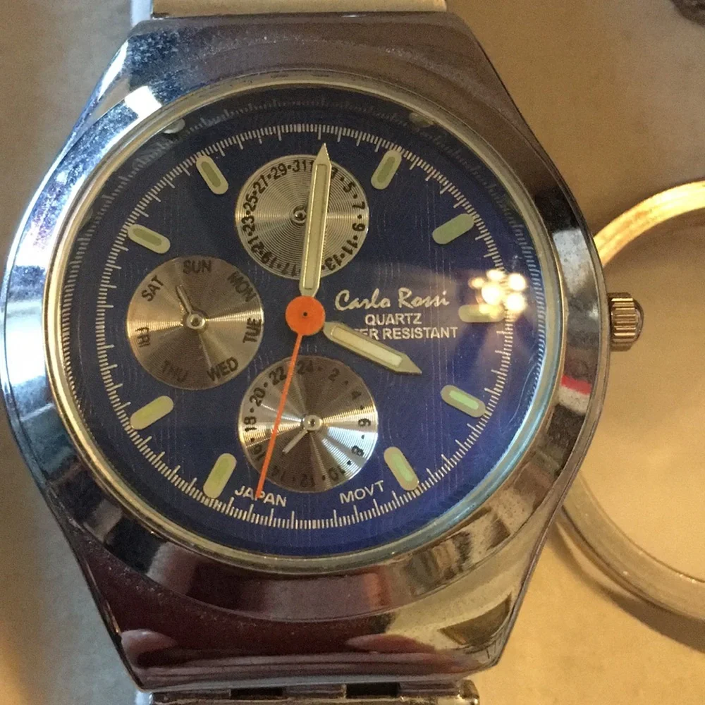 Carlo Rossi Adventure Waterproof NEW 4 pcs set watch utility knife keychain pen - Picture 2 of 6